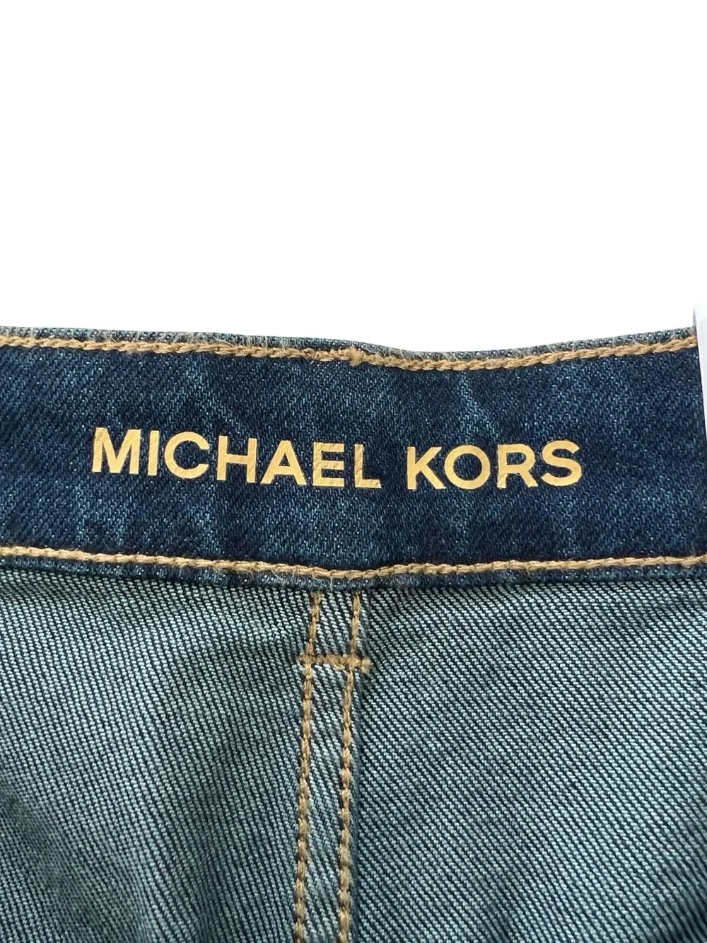 Michael Kors Selma Wide Leg High-Rise Indigo Jeans 8 NWT